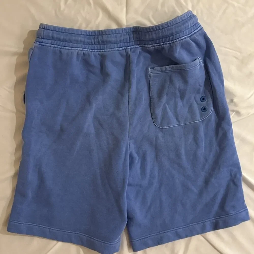 GUC Vineyard Vines Boys L Blue Sun-Washed Knit Jetty Shorts Cotton Blend